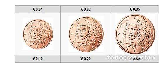 Euros: Francia trio 1 , 2 y 5 cent 2021 - Foto 1
