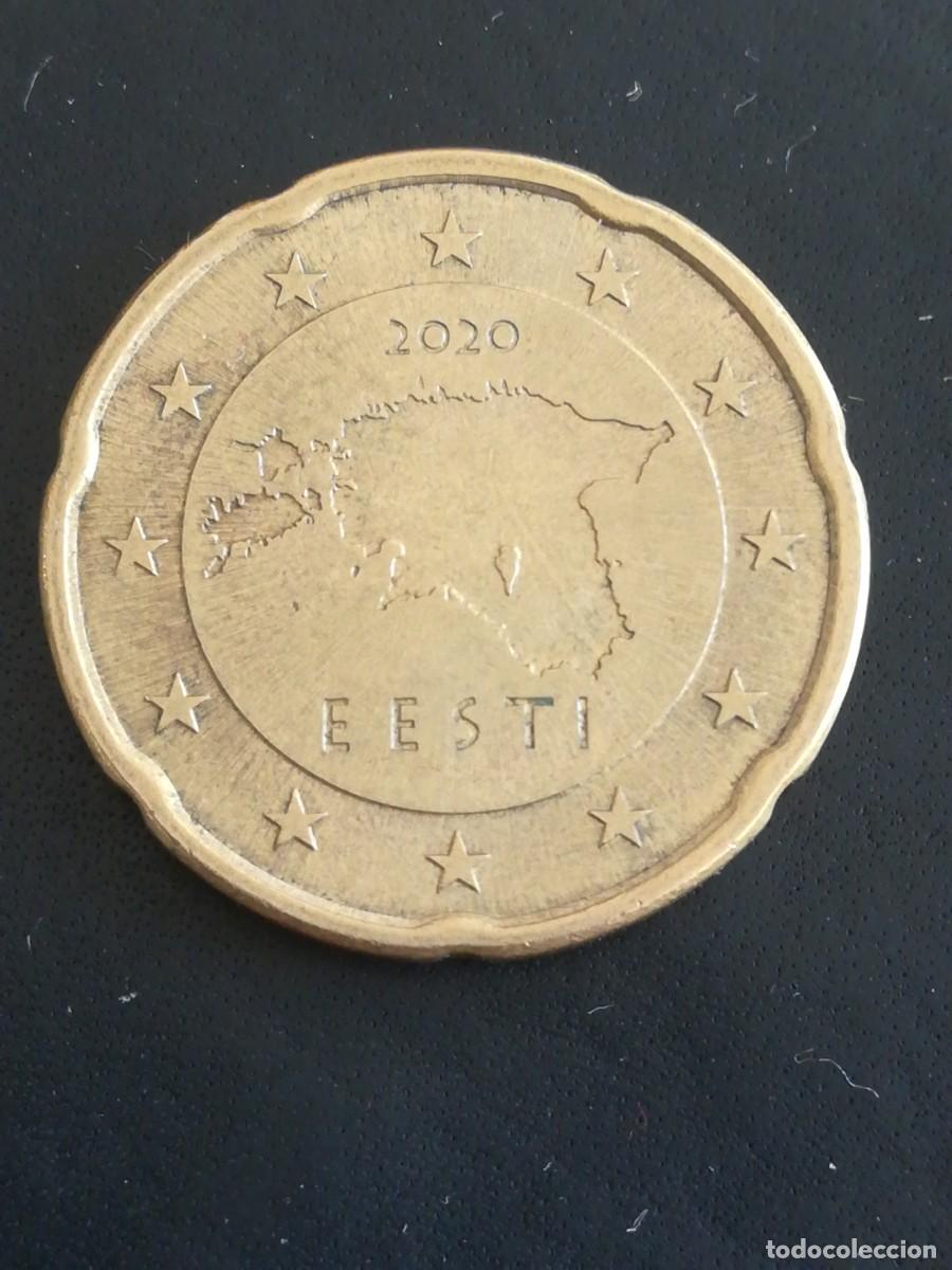Euros: Moneda 20 eurocent Eesti 2020 - Foto 1