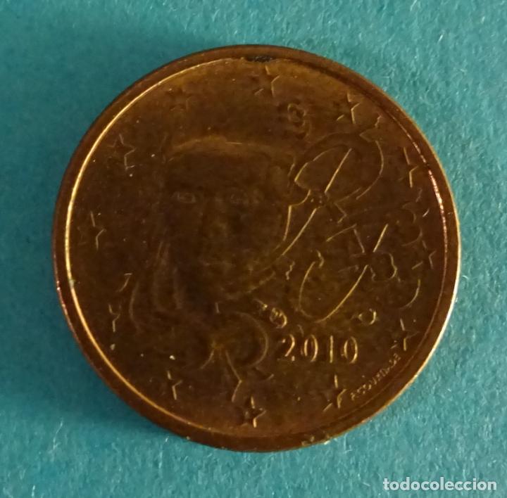 Euros: FRANCIA 1 C&Eacute;NTIMO DE EURO 2010 - Foto 1