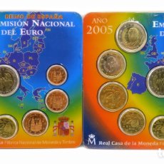 Euros: 2 CARTERAS DE EUROS. 2005.CONMEMORATIVA QUIJOTE.NUMERACIÓN CONSECUTIVA. SC.