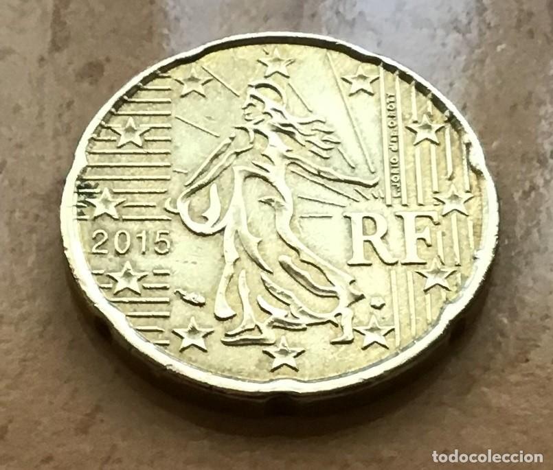 Euros: 20 c&eacute;ntimos de Francia. A&ntilde;o 2015 - Foto 1
