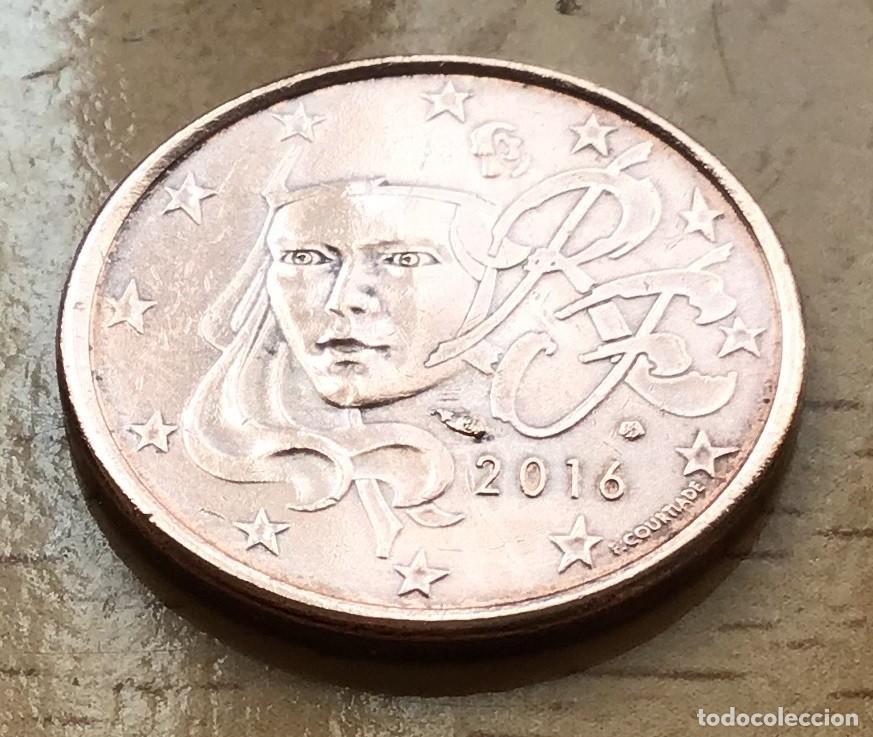 Euros: 5 c&eacute;ntimos de euro de Francia. A&ntilde;o 2016 - Foto 1