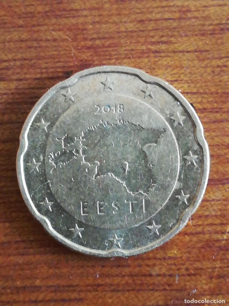 Euros: Moneda 20 euro cent Eesti 2018 - Foto 1