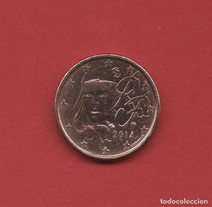 Euros: 1 CENTIMO DE EURO DE FRANCIA CECA 2014 CIRCULADO - Foto 1