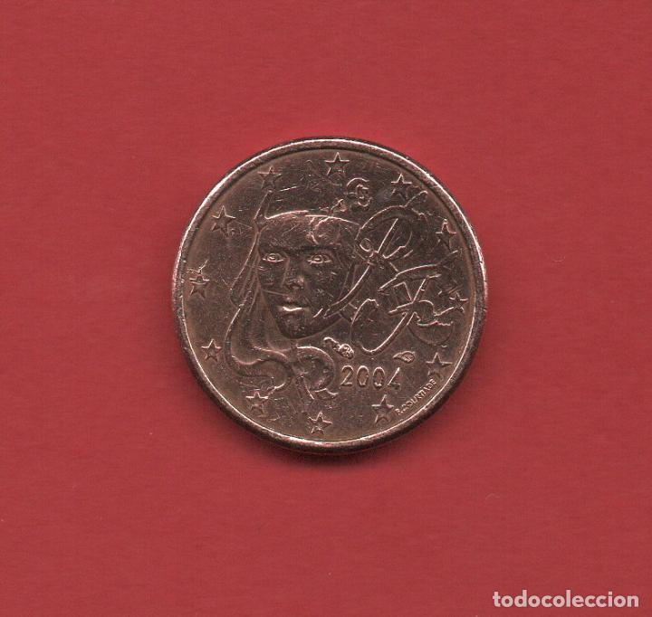 Euros: 1 CENTIMO DE EURO DE FRANCIA CECA 2004 CIRCULADO - Foto 1