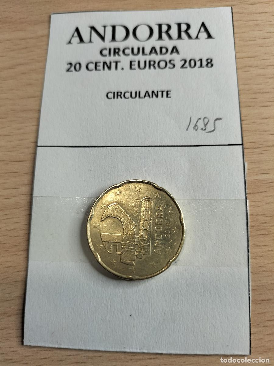 Euros: 10-01685 ANDORRA -20 CENT &euro;- 2018 - Foto 1