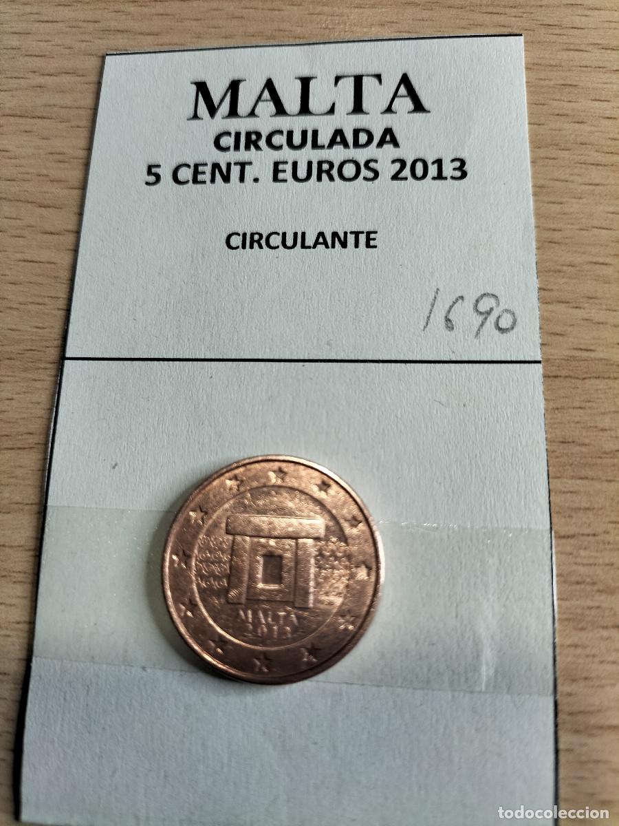 Euros: 10-01690 MALTA 5 CENT &euro; -2013 - Foto 1