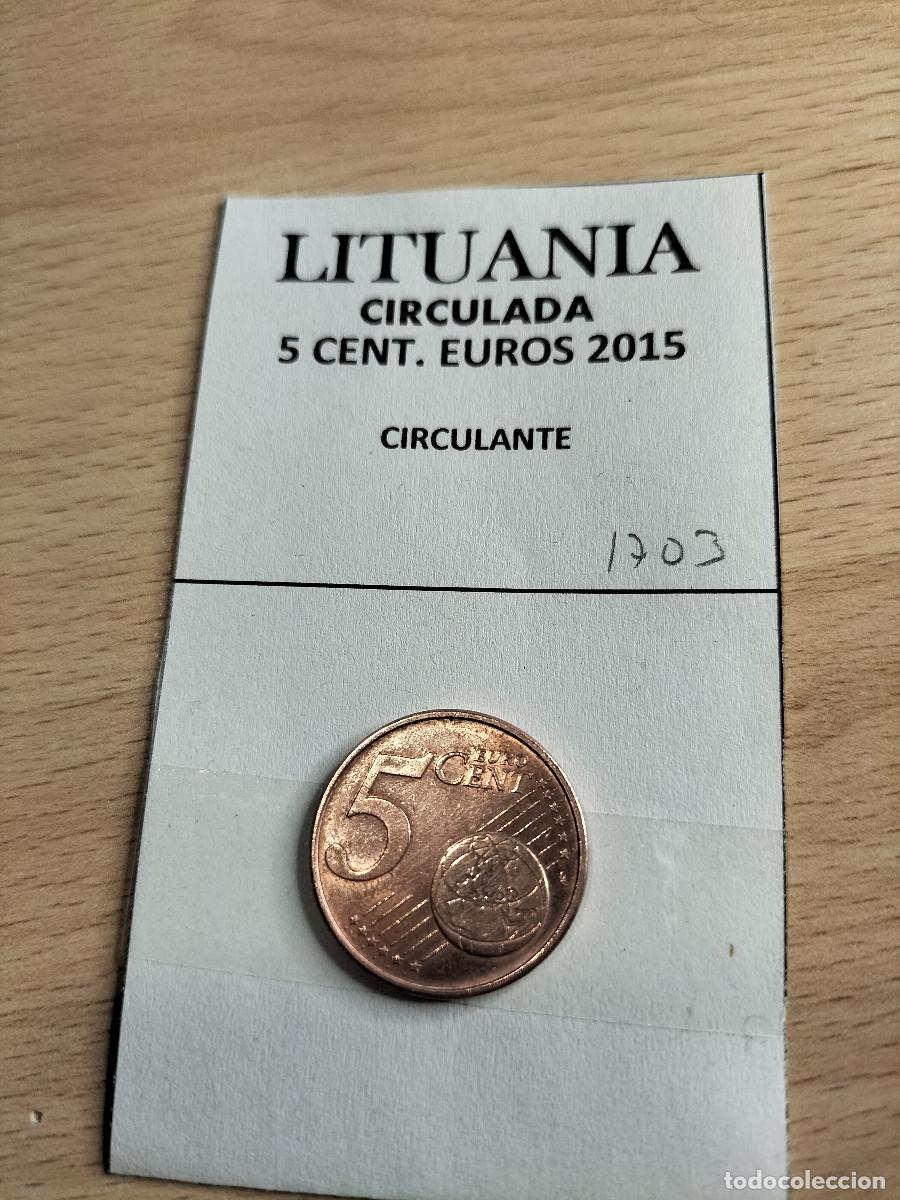 Euros: 10-01703 LITUANIA 5 CENT &euro; -2015 - Foto 2