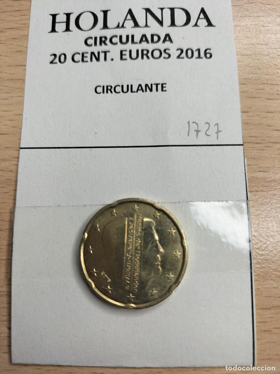 Euros: 10-01727 HOLANDA 20 CENT &euro; -2016 - Foto 1