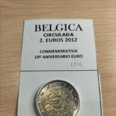 Euros: 10-01741 BELGICA 2 € -2012 ANIVERSARIO EURO. Lote 389632074