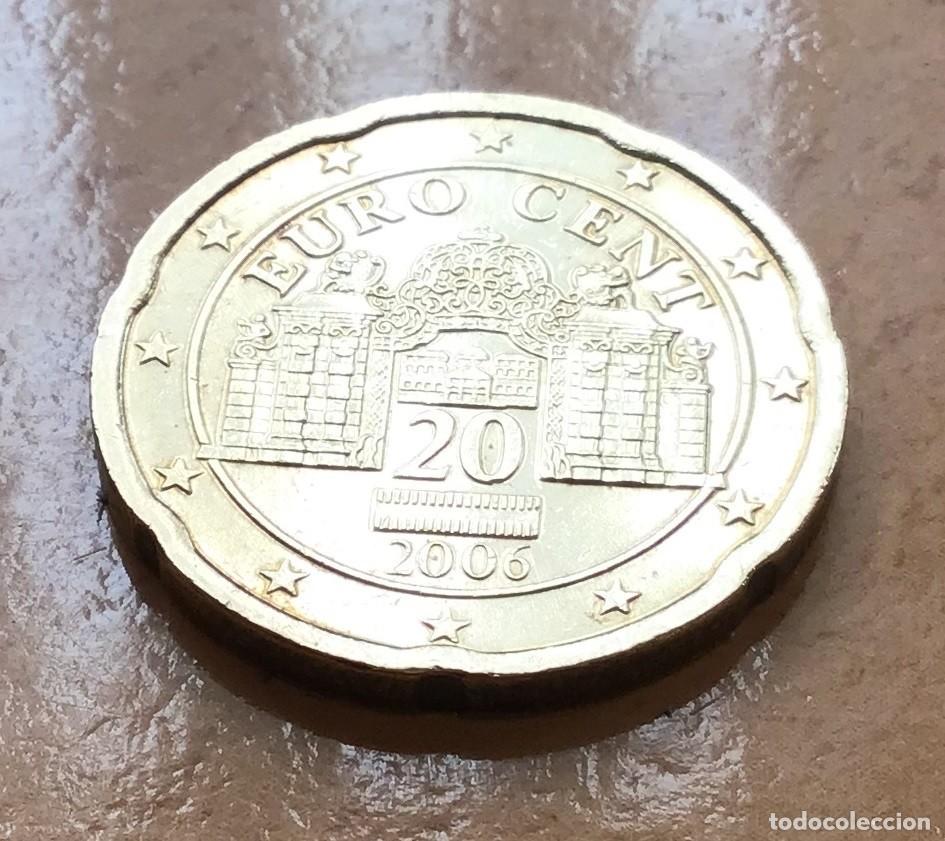 Euros: 20 c&eacute;ntimos de euro de Austria. A&ntilde;o 2006