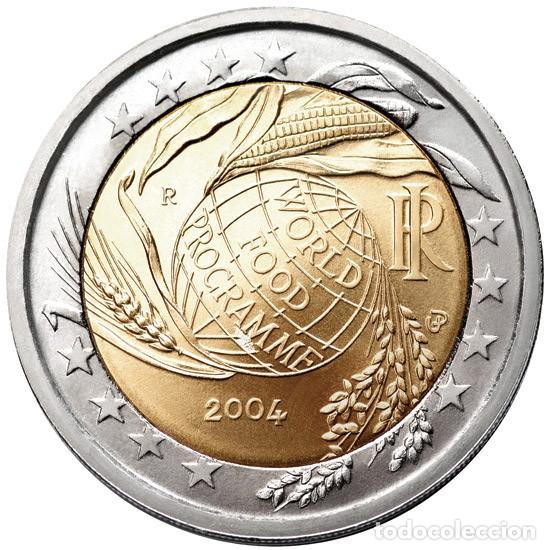 Euros: 2 &euro; - ITALIA 2004 - PROGRAMA MUNDIAL DE ALIMENTOS - SIN CIRCULAR - Foto 1