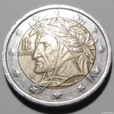 Euros: ITALIA 2 EUROS CON ERRORES AÑO 2002. Lote 393288789
