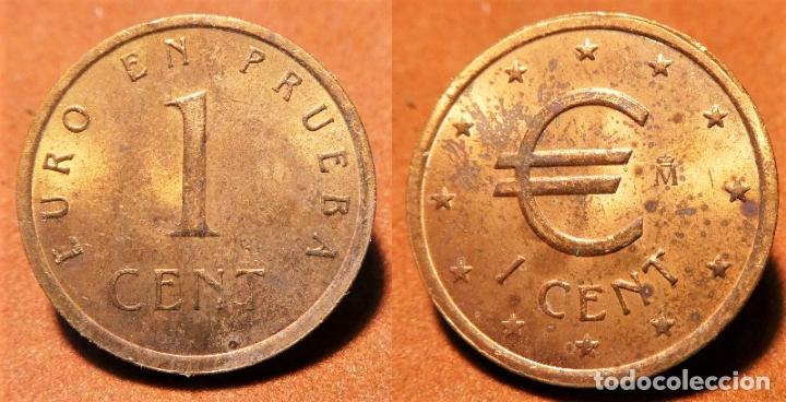 Euros: MONEDA DE 1 CENTIMO CHURRIANA PRUEBA - Foto 1
