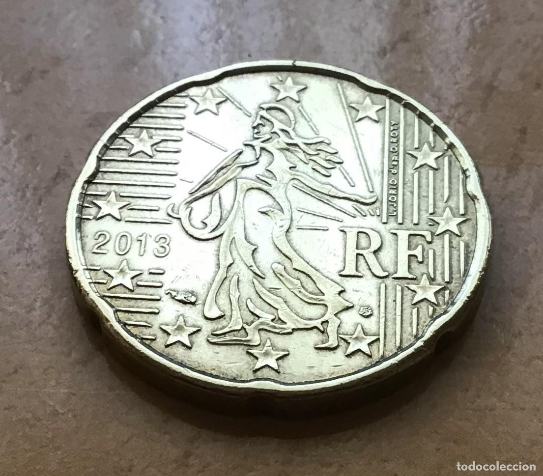 Euros: 20 c&eacute;ntimos de euro de Francia. A&ntilde;o 2013 - Foto 1