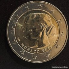Euros: MONACO 2011. MONEDA DE 2 EUROS CONMEMORATIVA DE ALBERTO Y CHARLENE. Lote 399929129