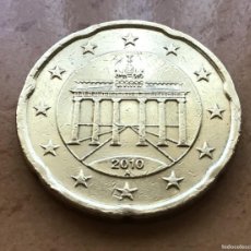 Euros: 20 CÉNTIMOS DE EURO DE ALEMANIA. AÑO 2010 CECA A. Lote 330345048