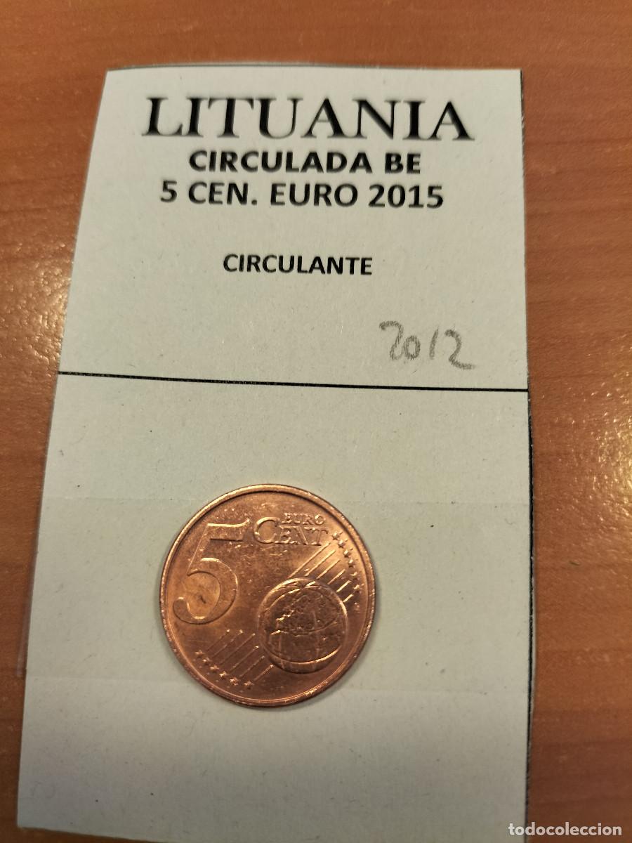 Euros: 10-02012-LITUANIA 5 CENT &euro; - 2015 - Foto 2