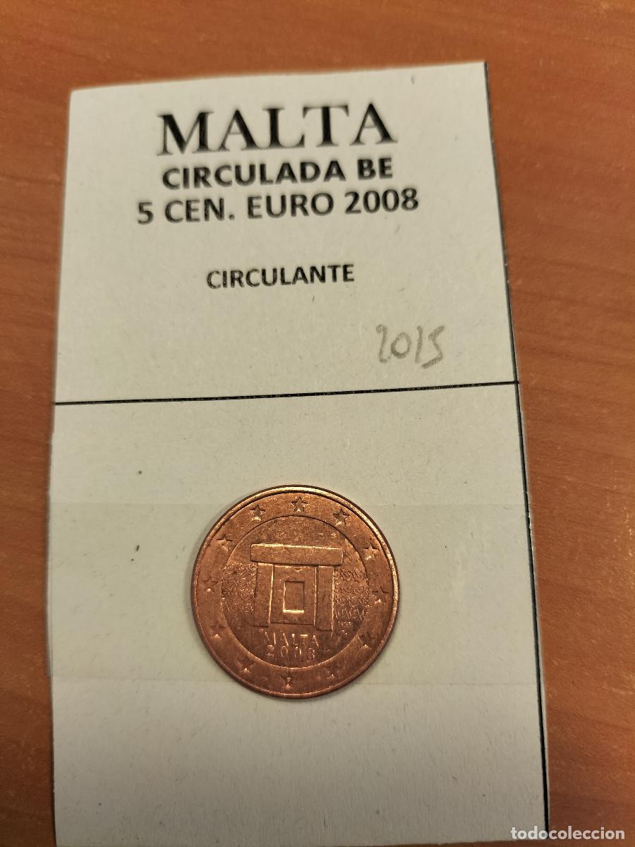 Euros: 10-02015-MALTA 5 CENT &euro; - 2008 - Foto 1