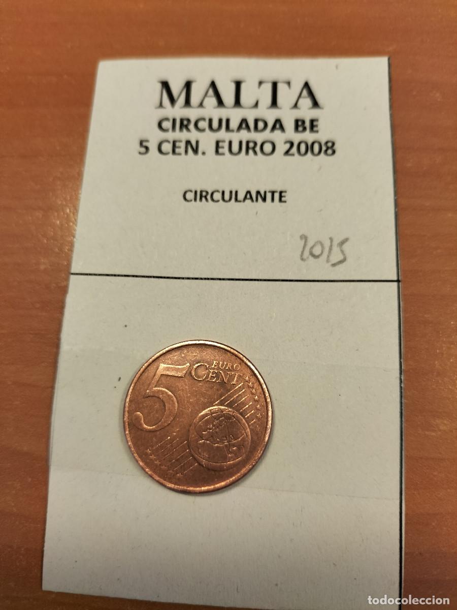 Euros: 10-02015-MALTA 5 CENT &euro; - 2008 - Foto 2