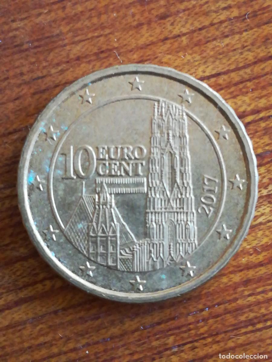 Euros: moneda 10 eurocent Austria 2017 - Foto 1