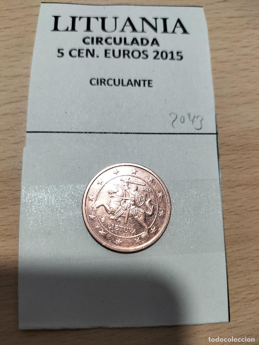 Euros: 10-02043-LITUANIA 5 CENT &euro; - 2015 - Foto 1
