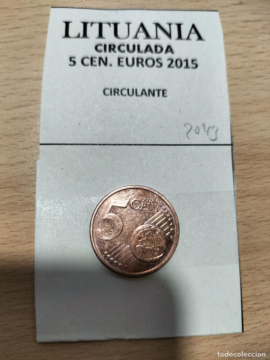 Euros: 10-02043-LITUANIA 5 CENT &euro; - 2015 - Foto 2