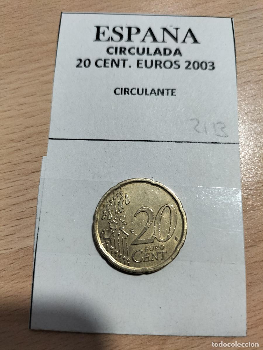 Euros: 10-02113-ESPA&Ntilde;A 20 CENT &euro; - 2003 - Foto 2