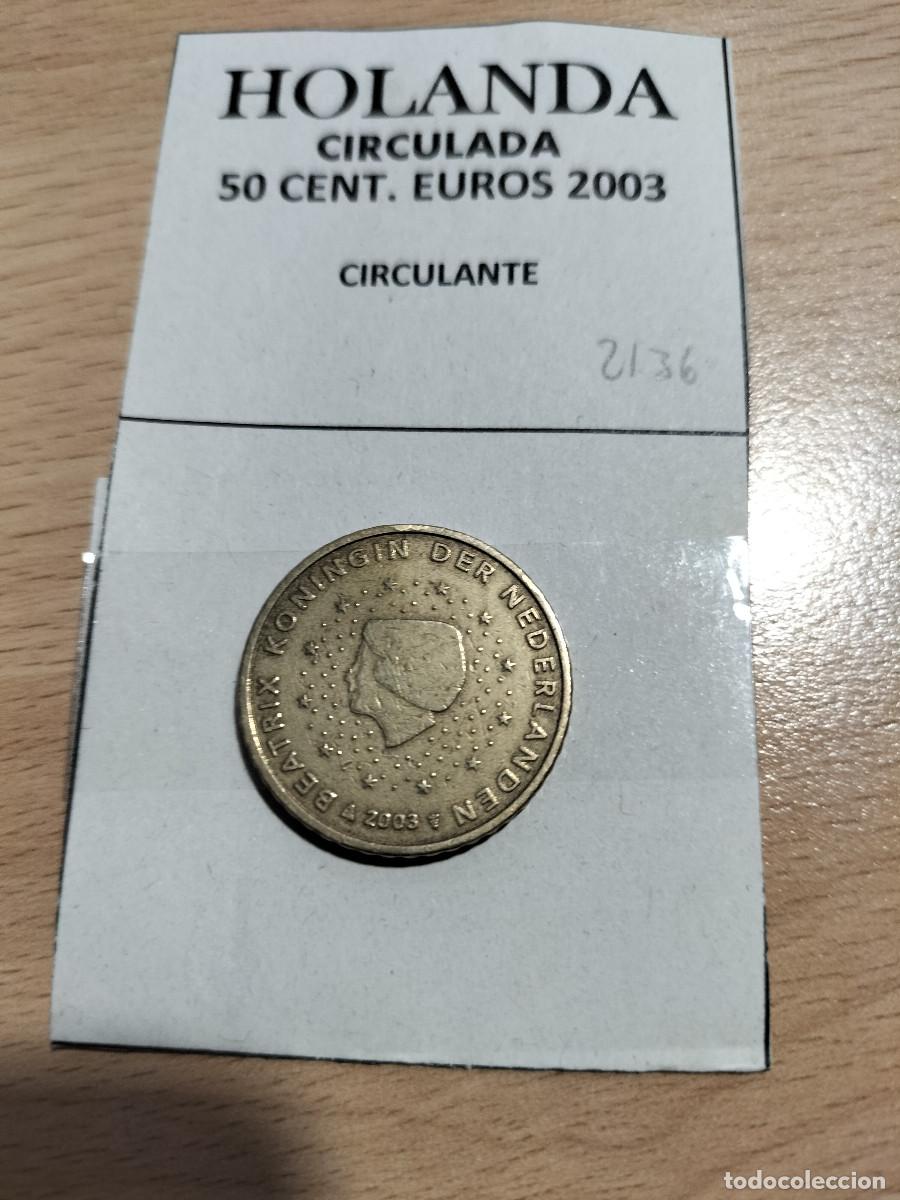 Euros: 10-02136-HOLANDA 50 CENT &euro; - 2003 - Foto 1