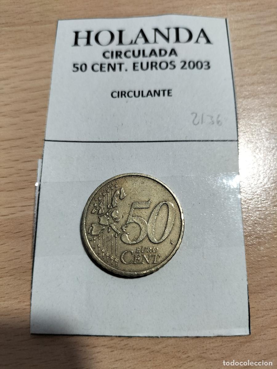 Euros: 10-02136-HOLANDA 50 CENT &euro; - 2003 - Foto 2