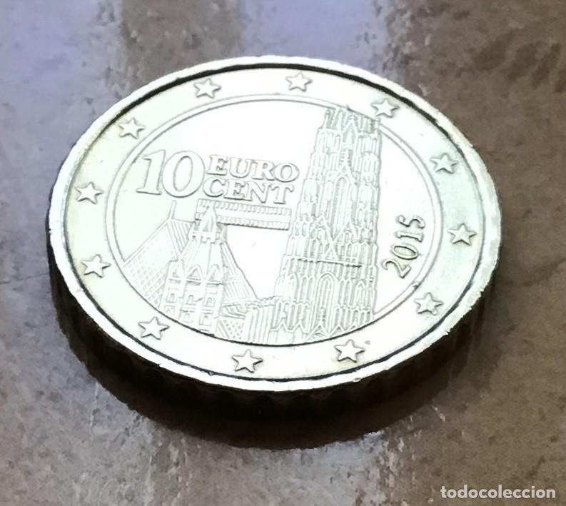 Euros: 10 c&eacute;ntimos de euro de Austria. A&ntilde;o 2015 - Foto 1