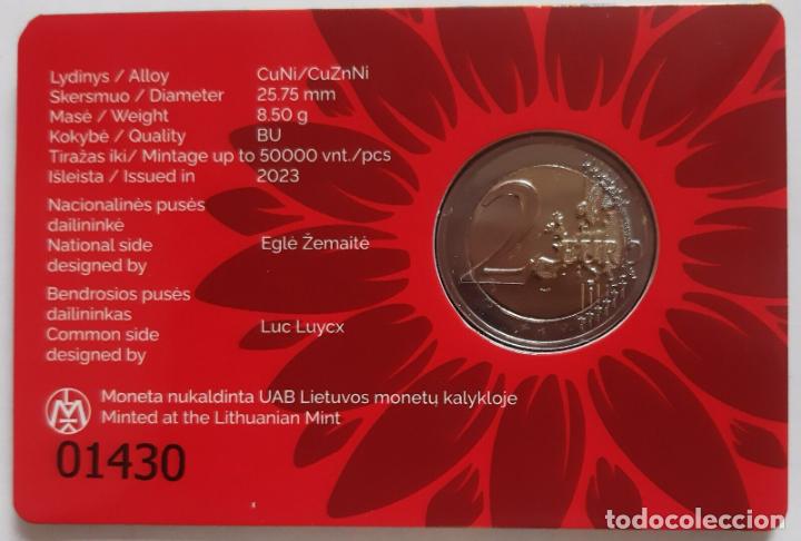 Euros: LITUANIA 2023. MONEDA DE 2 &euro; JUNTOS CON UCRANIA. - Foto 5