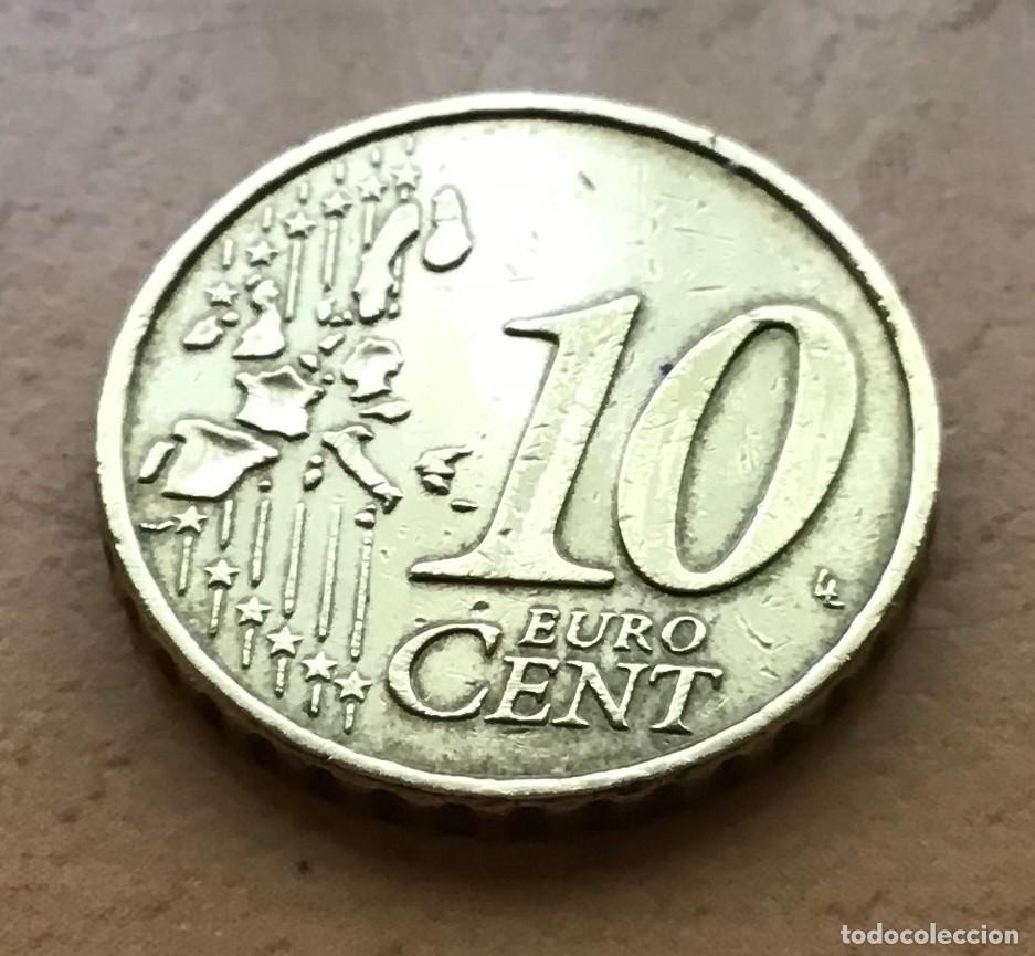 Euros: 10 c&eacute;ntimos de euro de Francia. A&ntilde;o 2003 - Foto 2