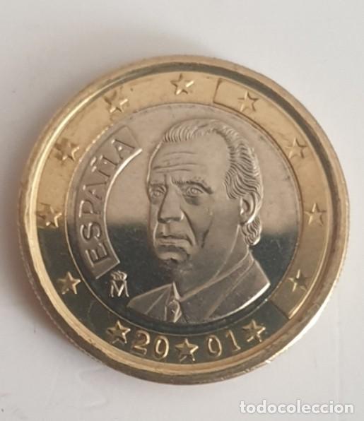 Euros: MONEDA 1 EURO ESPA&Ntilde;A 2001 - SIN CIRCULAR - Foto 1