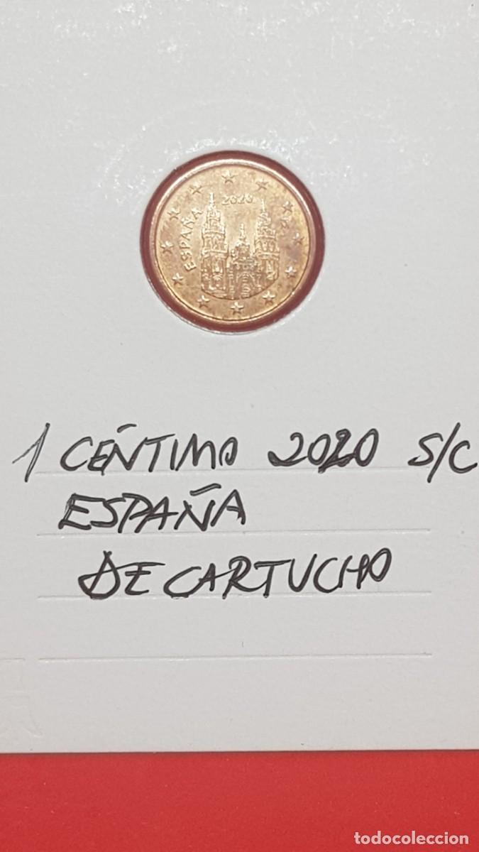 Euros: 1 C&Eacute;NTIMO ESPA&Ntilde;A 2020 S/C DE CARTUCHO - Foto 1