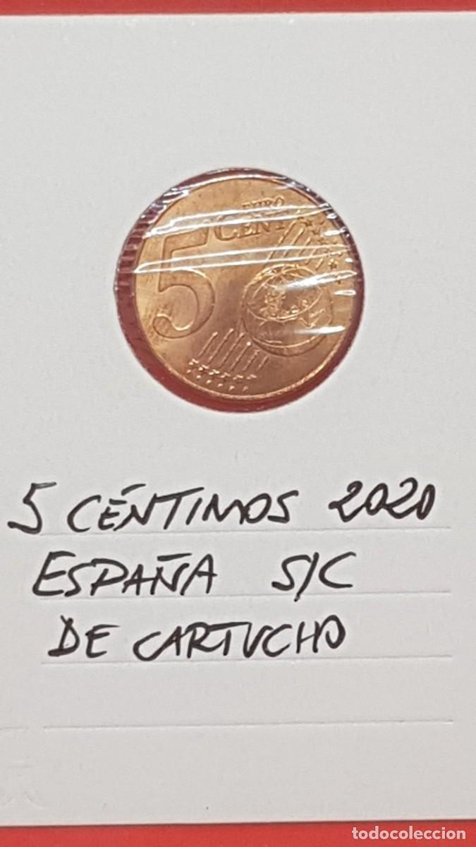 Euros: 5 C&Eacute;NTIMOS ESPA&Ntilde;A 2020 DE CARTUCHO - Foto 1