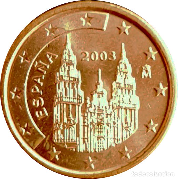 Euros: Espa&ntilde;a, 2 C&eacute;ntimos, a&ntilde;o 2003./ De bolsa original, Sin Circular. - Foto 1