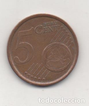 Euros: FILA MOEDA ESPA&Ntilde;A 1999 5 CENTIMOS CIRCULADA - Foto 2