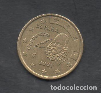 Euros: FILA MOEDA ESPA&Ntilde;A 2001 10 CENTIMOS CIRCULADA - Foto 1