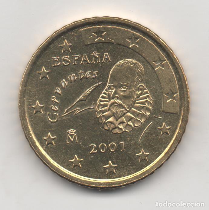Euros: FILA MOEDA ESPA&Ntilde;A 2001 50 CENTIMOS CIRCULADA - Foto 1