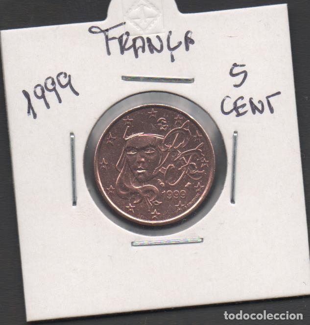 Euros: FILA MOEDA FRAN&Ccedil;A 1999 5 CENTIMOS CIRCULADA - Foto 1