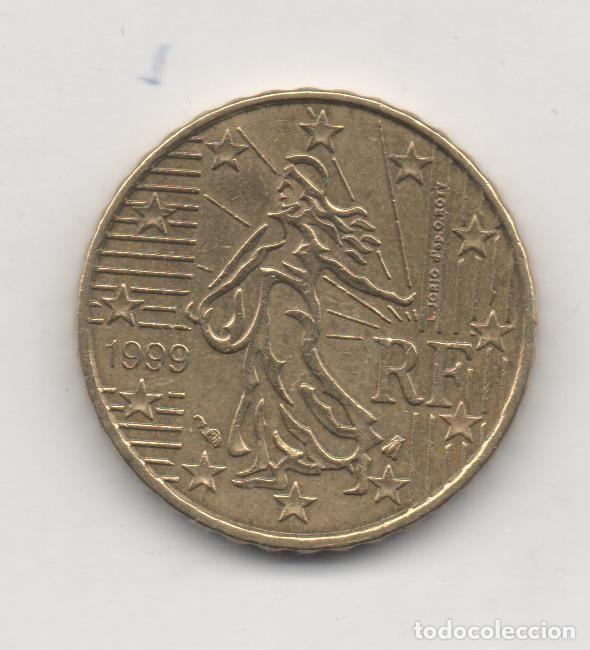 Euros: FILA MOEDA FRAN&Ccedil;A 1999 10 CENTIMOS CIRCULADA - Foto 1