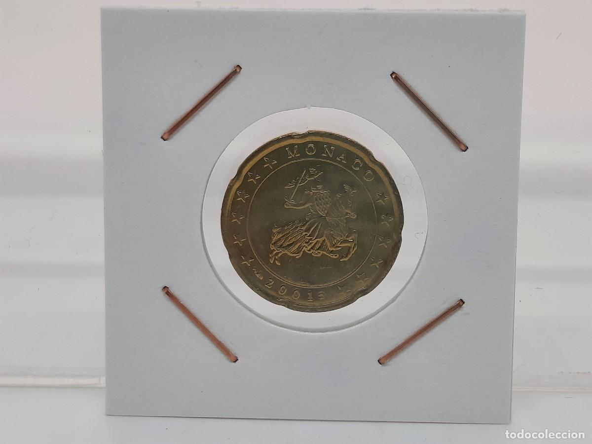 Euros: MONACO 20 CENTIMOS 2001 - SIN CIRCULAR - MUY RARO - Foto 1
