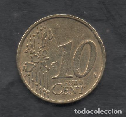 Euros: FILA MOEDA ITALIA 2002 10 CENTIMOS CIRCULADA - Foto 2