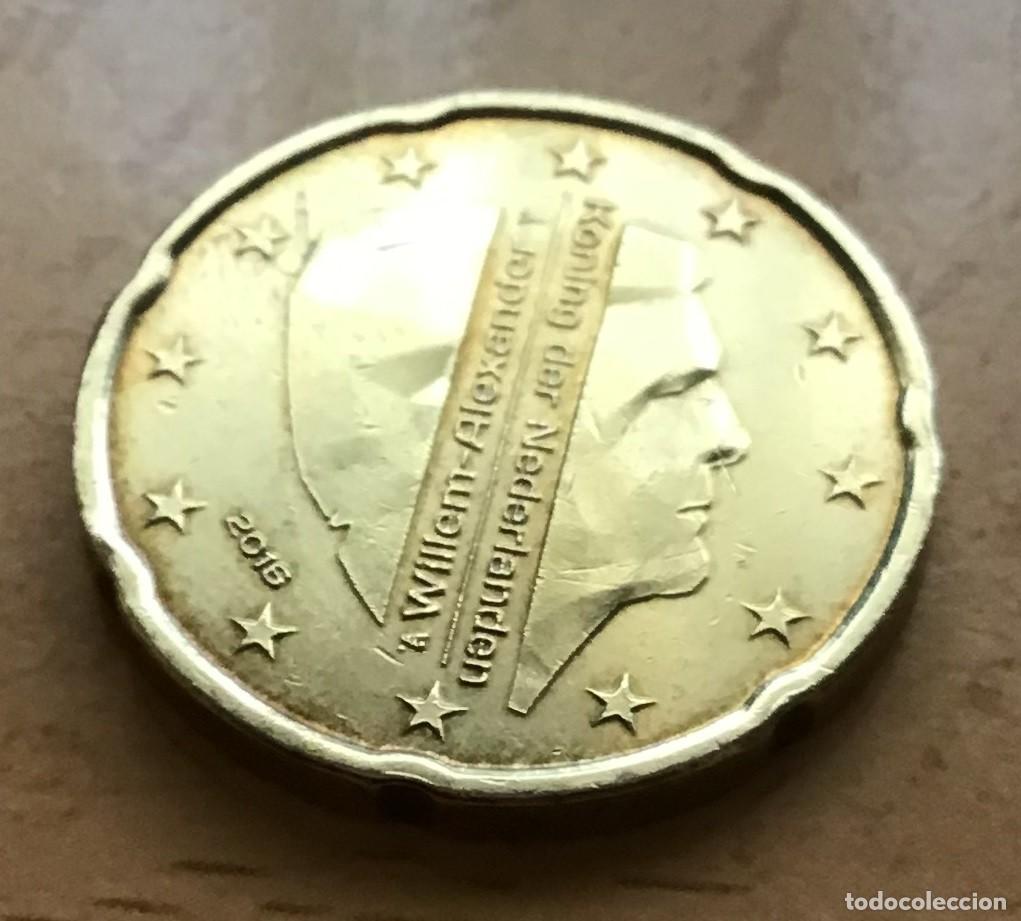 Euros: 20 c&eacute;ntimos de euro de Holanda (pa&iacute;ses Bajos). A&ntilde;o 2016