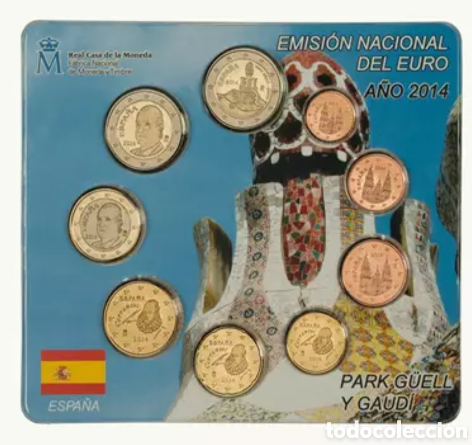 Euros: Espa&ntilde;a cartera 2014 Euro Set - Foto 1