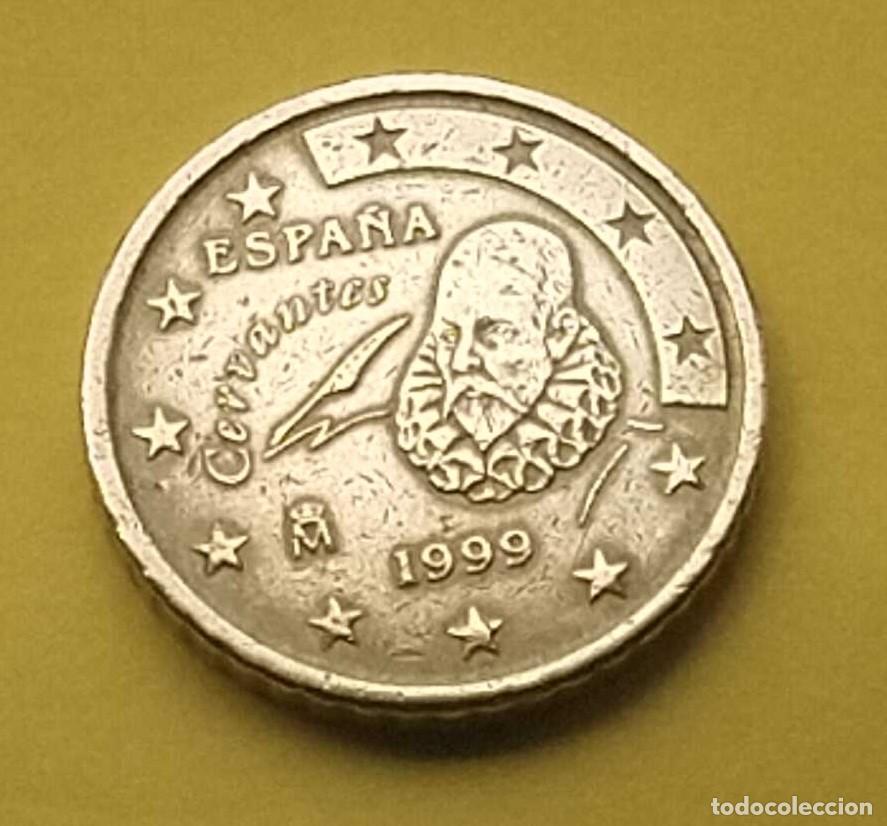 Euros: moneda 50 c&eacute;ntimos Espa&ntilde;a 1999 - Foto 1