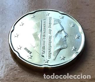 Euros: 20 c&eacute;ntimos de euro de Holanda (Pa&iacute;ses Bajos). A&ntilde;o 2022