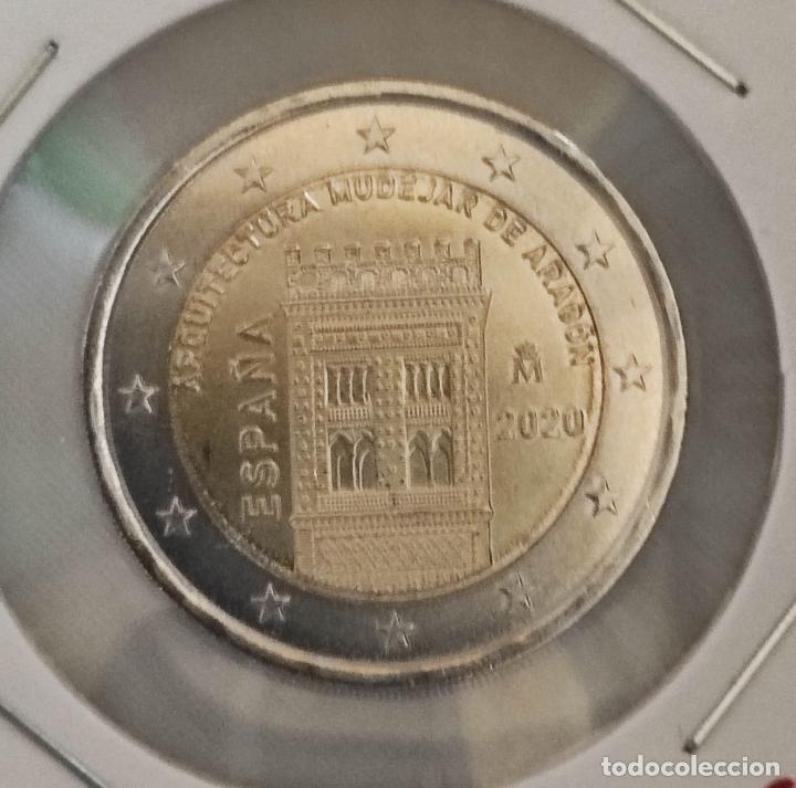 Euros: Moneda de 2&euro; Espa&ntilde;a 2020, Arag&oacute;n, sin circular. - Foto 1