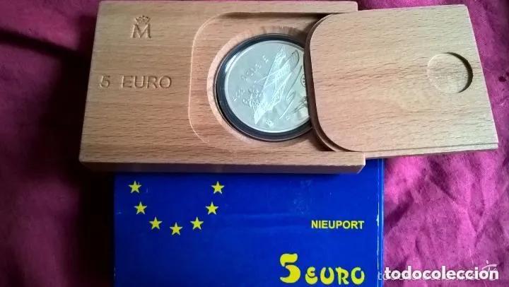 Euros: 5 Euro de plata de 1997. Nieuport. En estuche + certificado